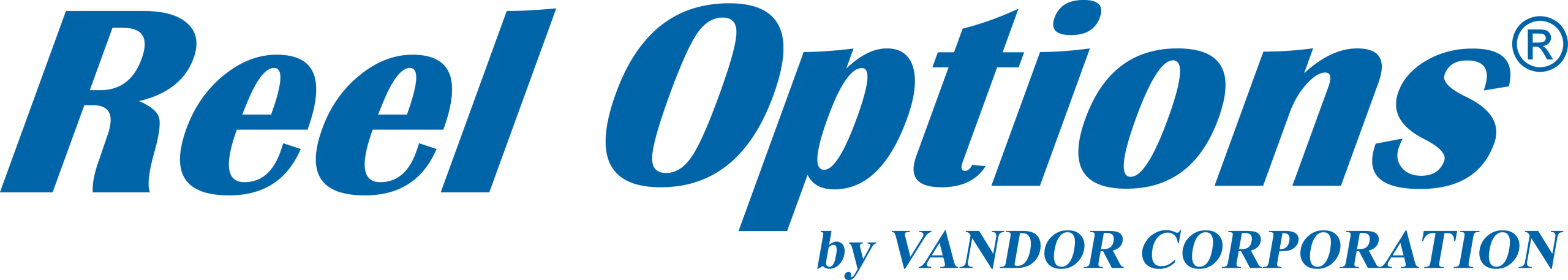 Reel Options Logo in Blue